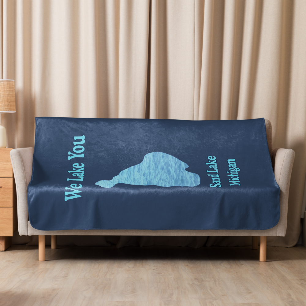 Sand Lake Sherpa Blanket
