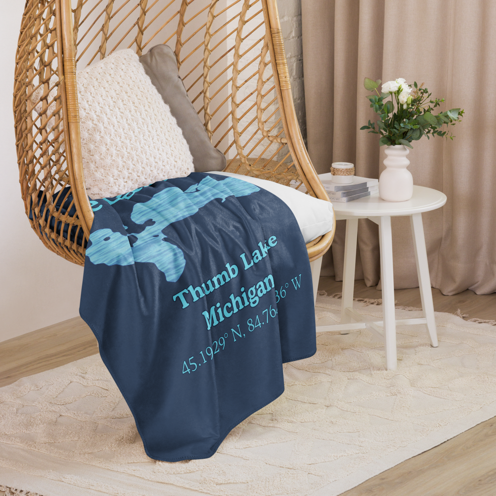 Thumb Lake Sherpa Blanket