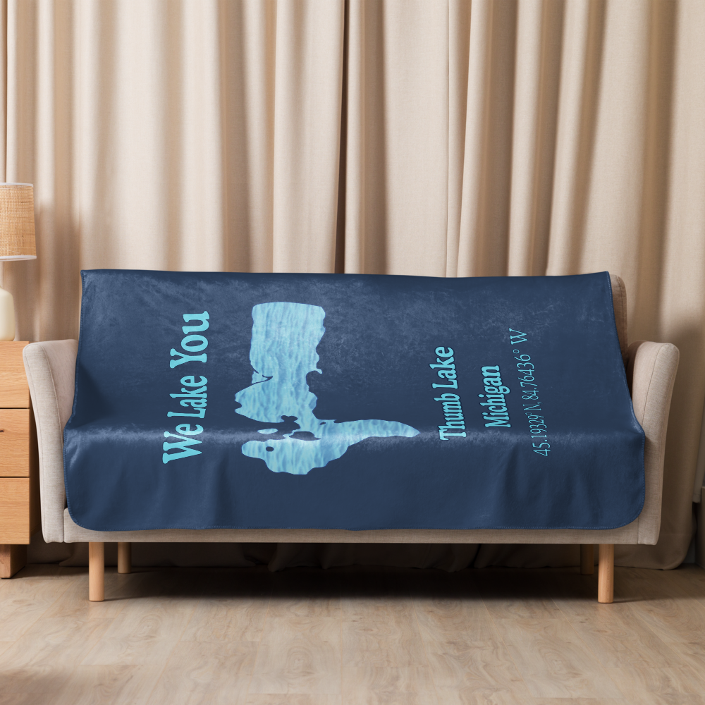 Thumb Lake Sherpa Blanket
