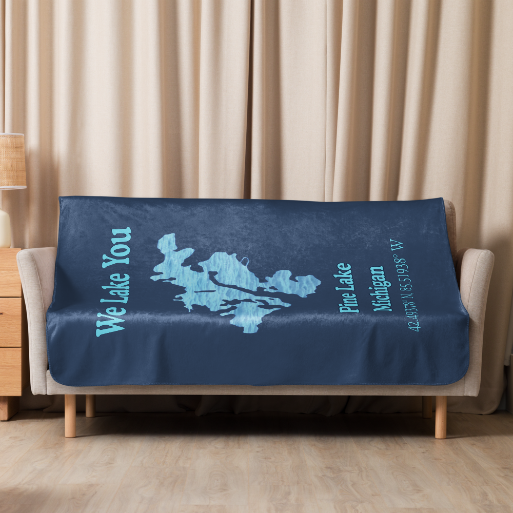 Pine Lake Sherpa Blanket