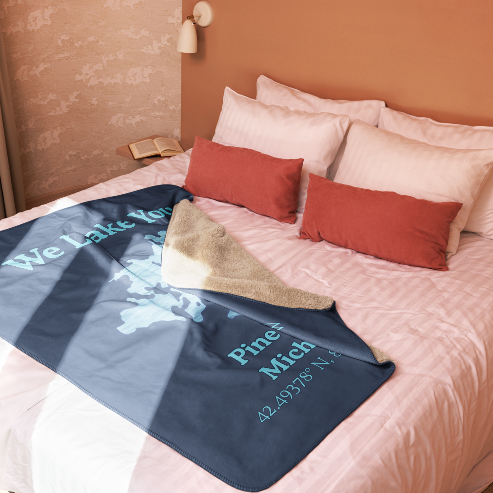 Pine Lake Sherpa Blanket