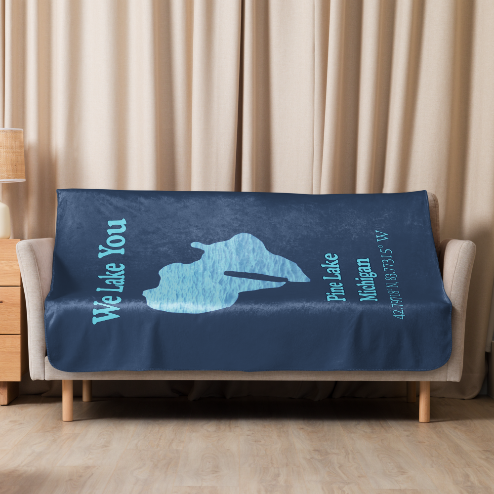 Pine Lake Sherpa Blanket