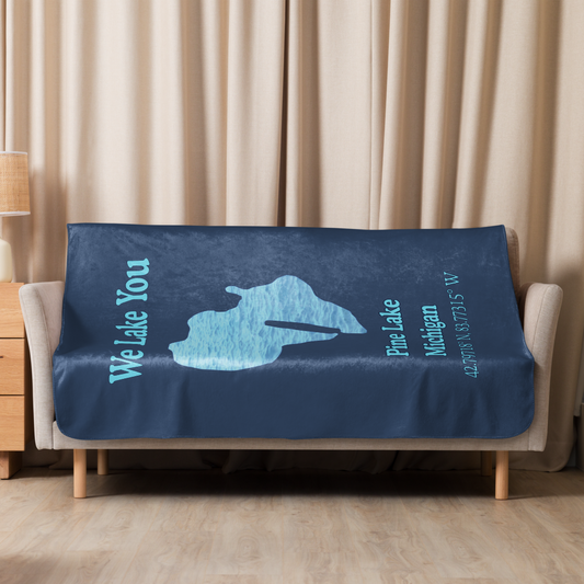 Pine Lake Sherpa Blanket