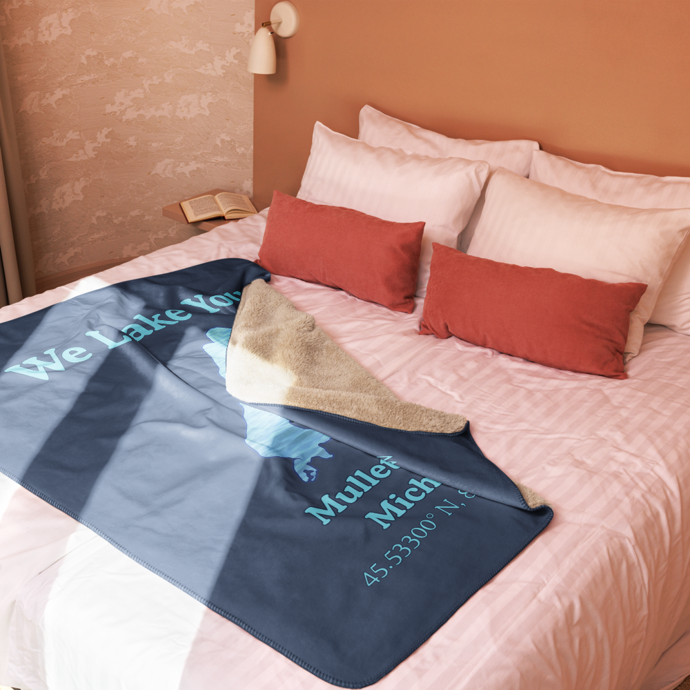 Mullett Lake Sherpa Blanket