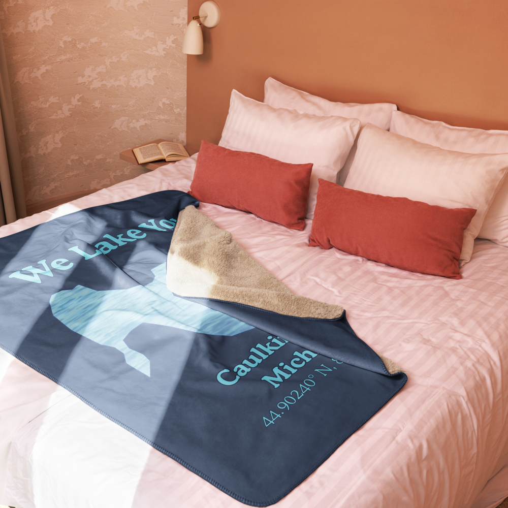 Caulkins Lake Sherpa Blanket