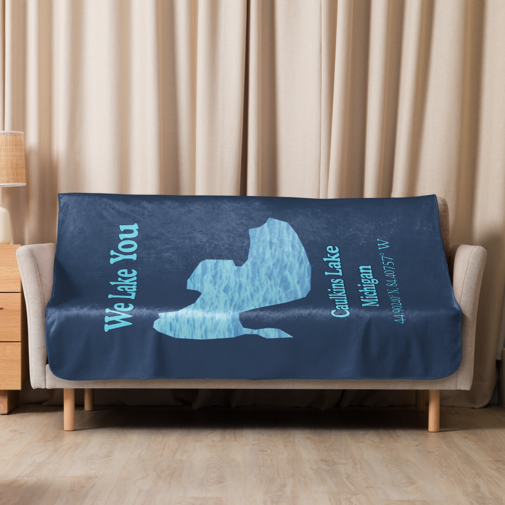 Caulkins Lake Sherpa Blanket