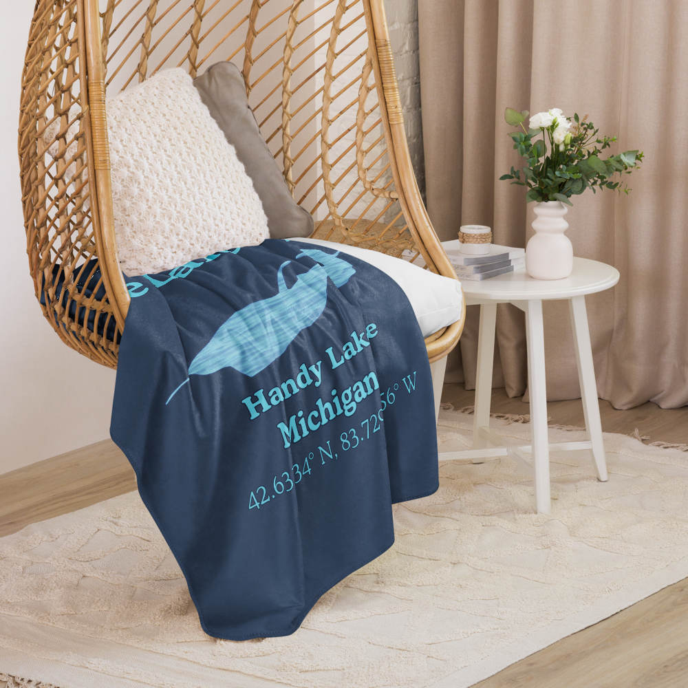 Handy Lake Sherpa Blanket