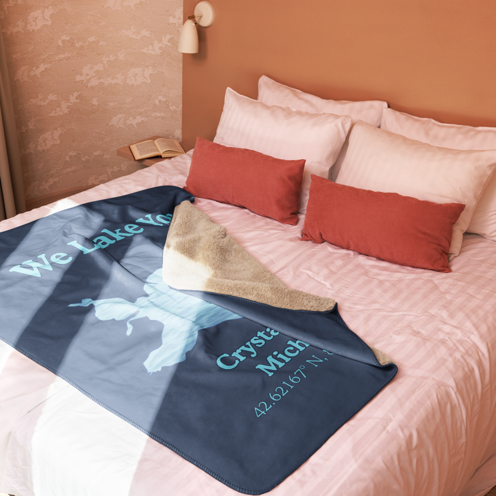 Crystal Lake Sherpa Blanket