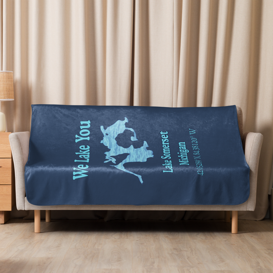Lake Somerset Sherpa Blanket