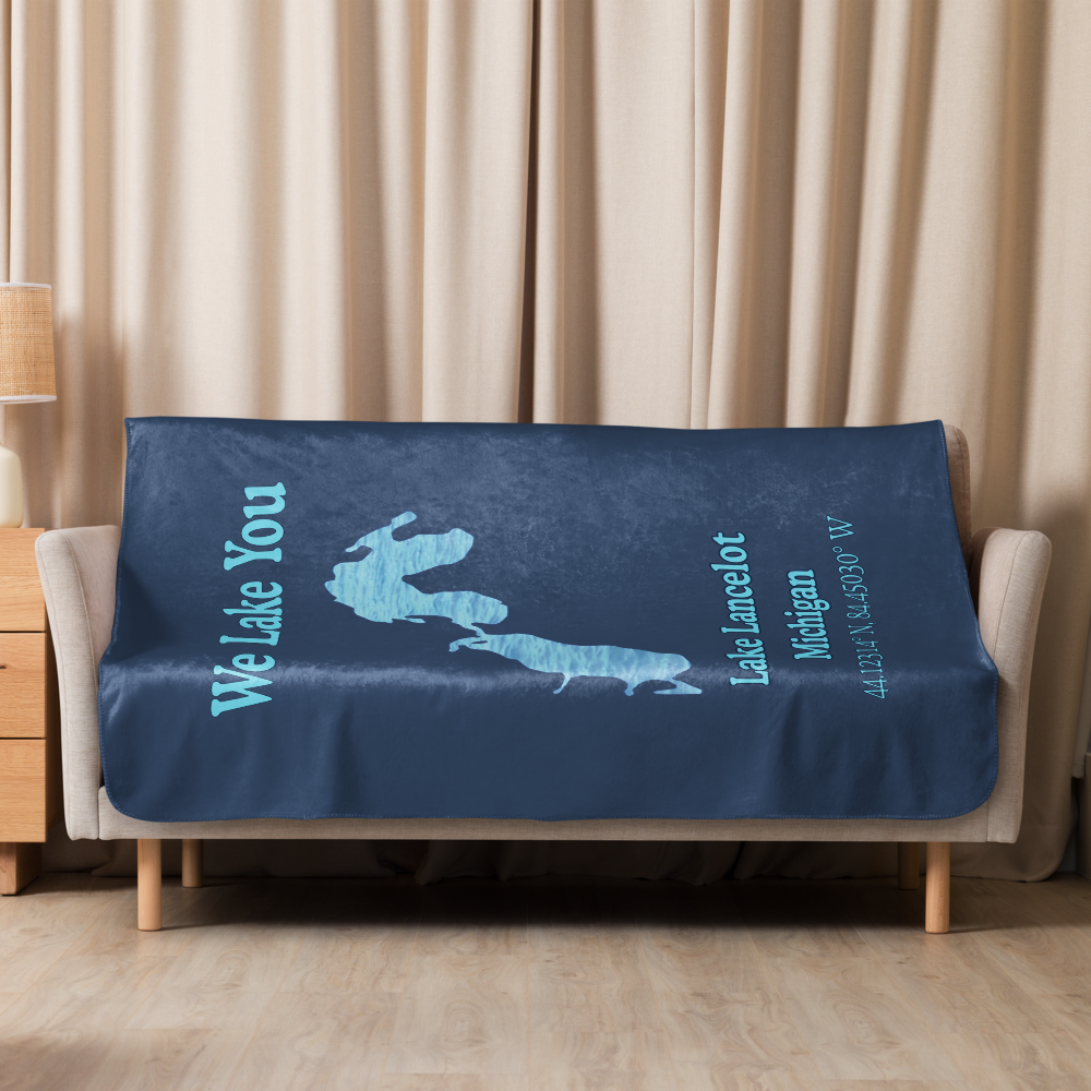 Lake Lancelot Sherpa Blanket