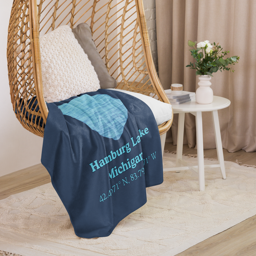 Hamburg Lake Sherpa Blanket
