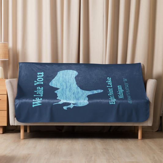 Eight Point Lake Sherpa Blanket
