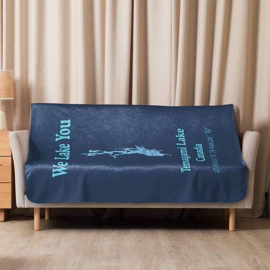 Temagami Lake Sherpa Blanket