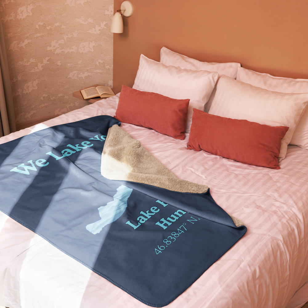 Lake Balaton Sherpa Blanket