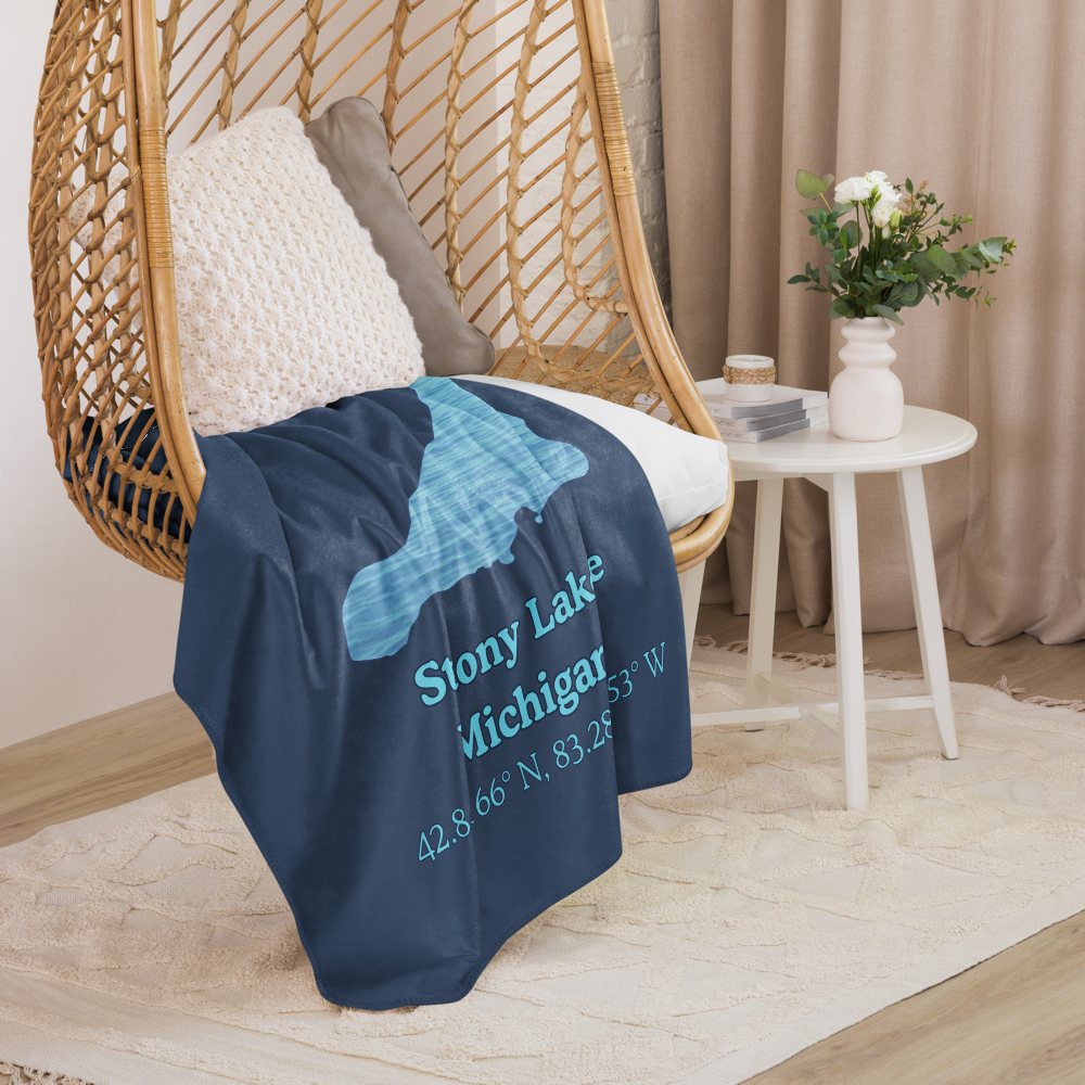 Stony Lake Sherpa Blanket