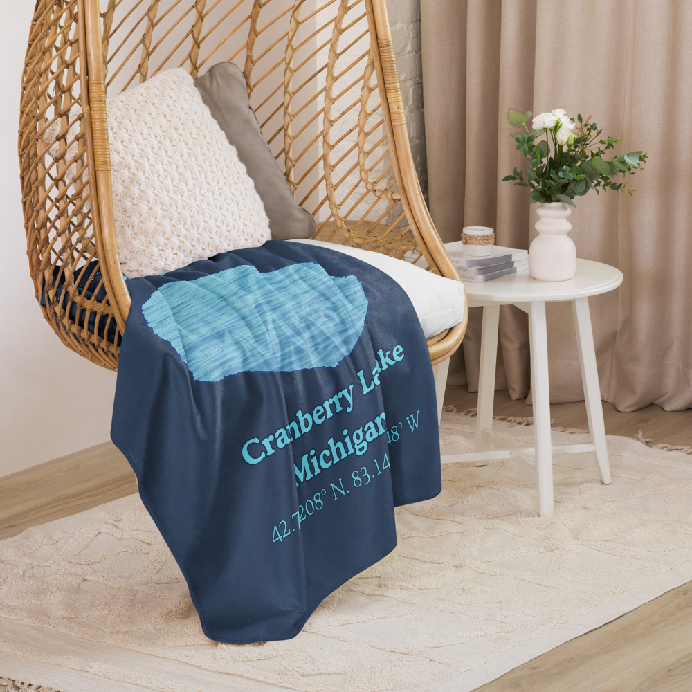 Cranberry Lake Sherpa Blanket