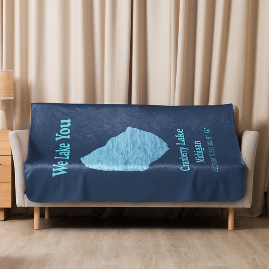 Cranberry Lake Sherpa Blanket