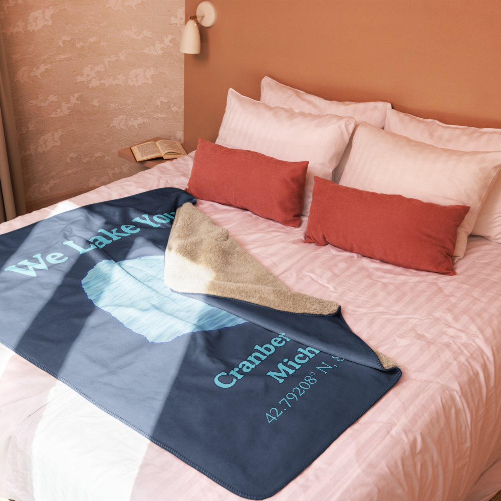 Cranberry Lake Sherpa Blanket