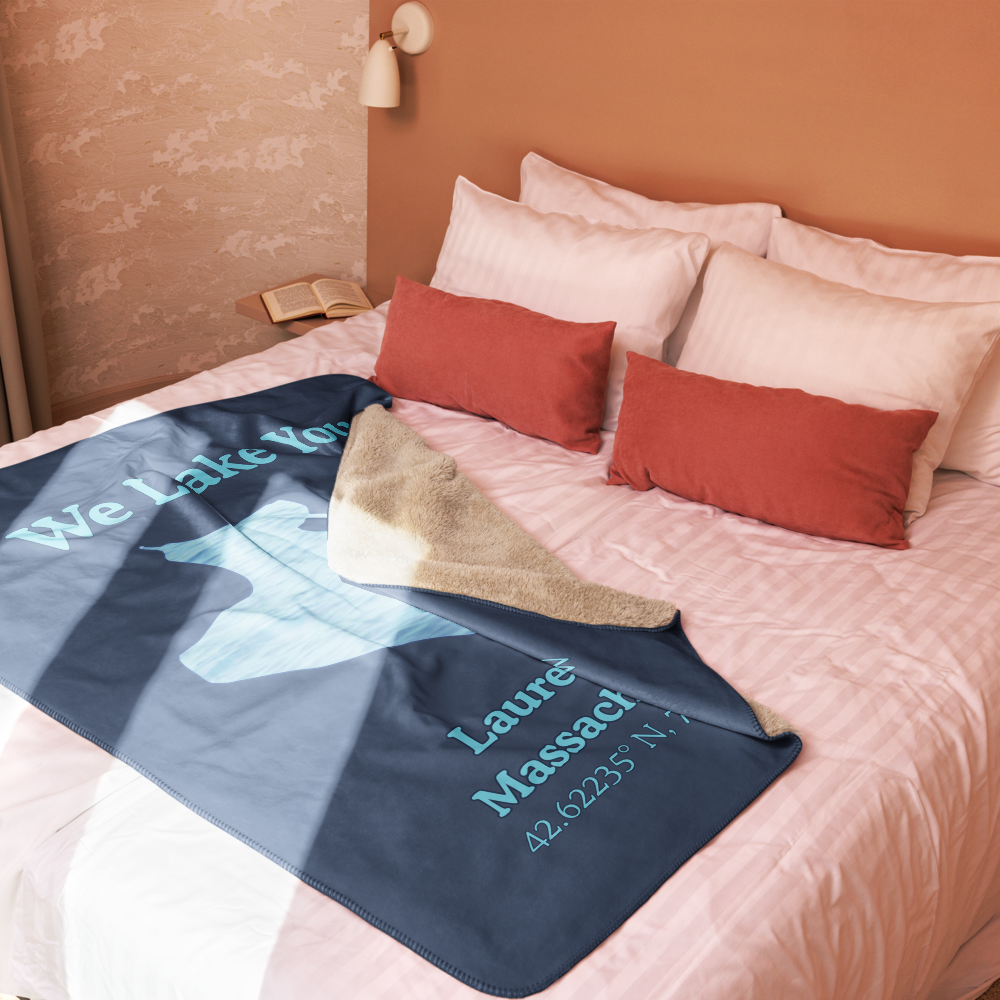 Laurel Lake Sherpa Blanket