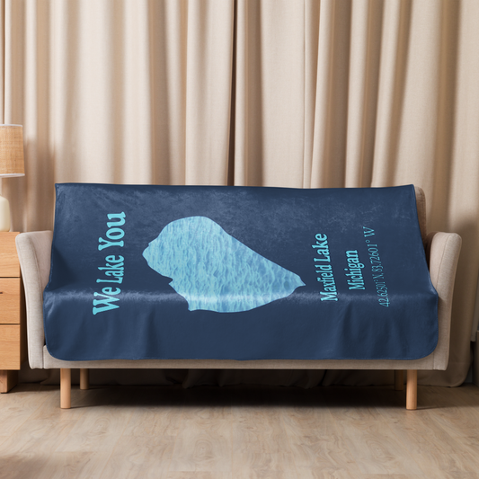 Maxfield Lake Sherpa Blanket