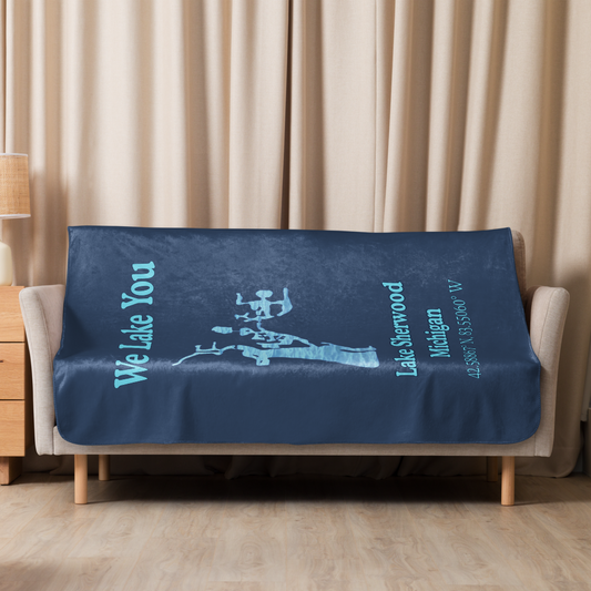 Lake Sherwood Sherpa blanket