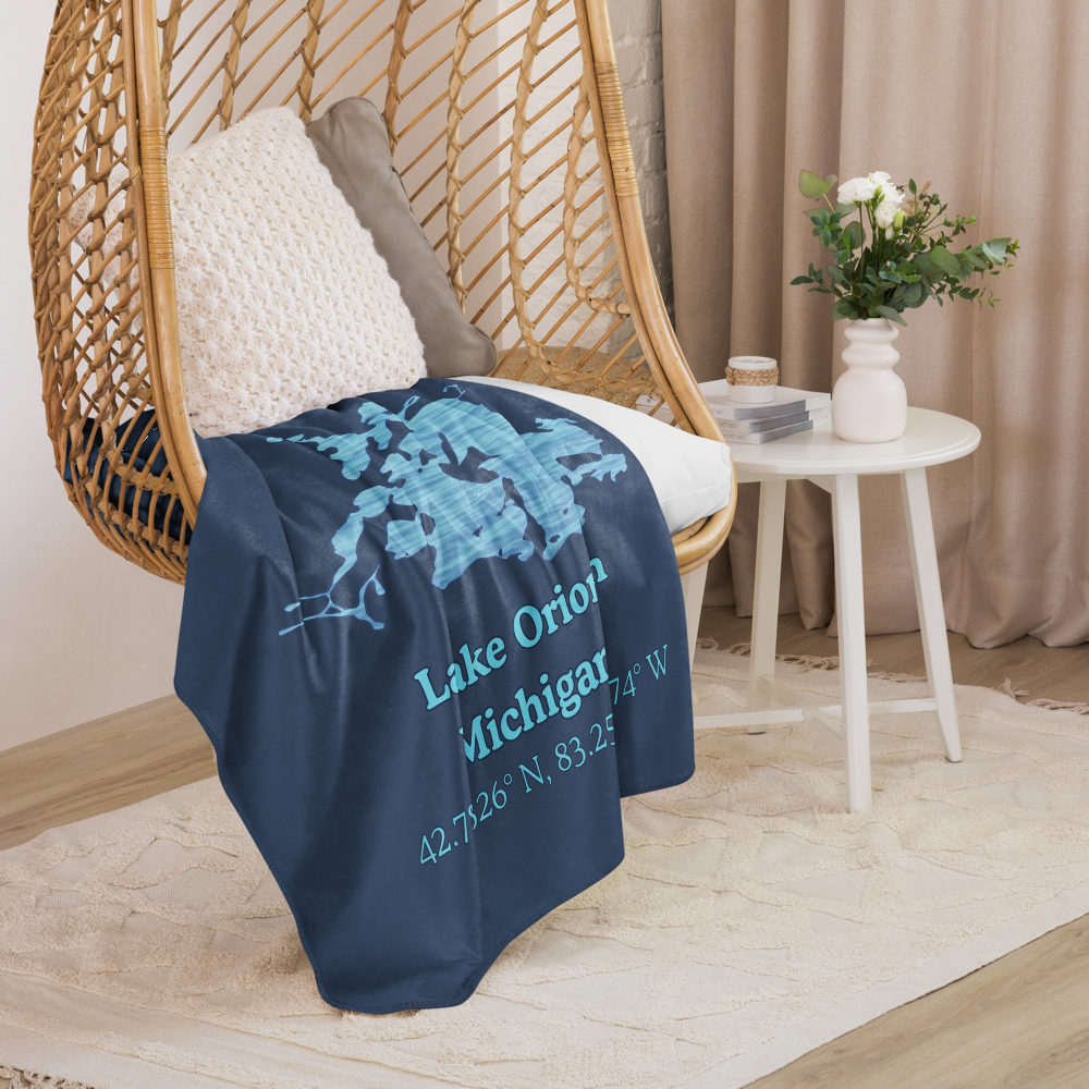 Lake Orion Sherpa blanket