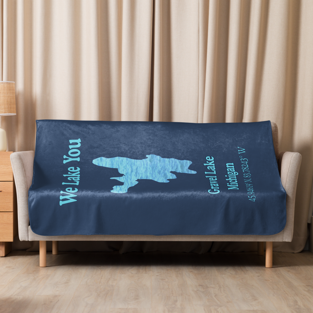 Gravel Lake Sherpa Blanket