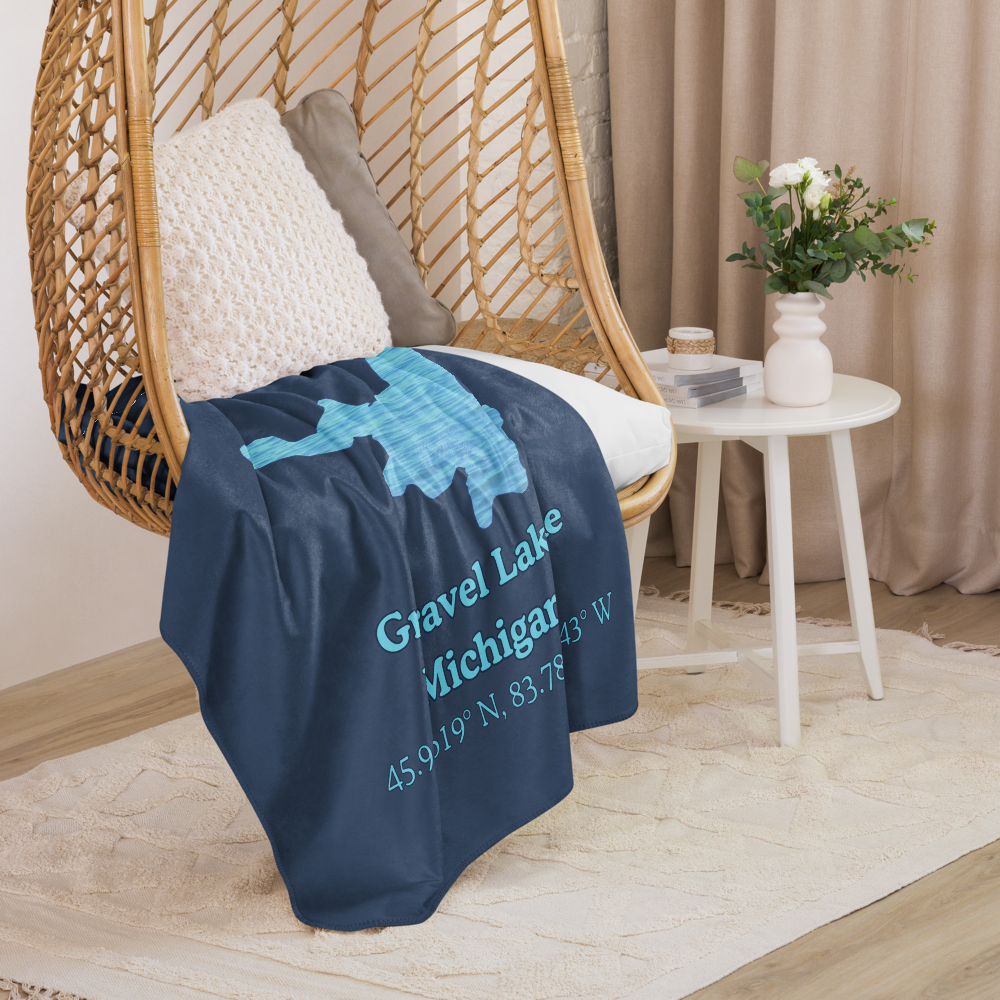 Gravel Lake Sherpa Blanket