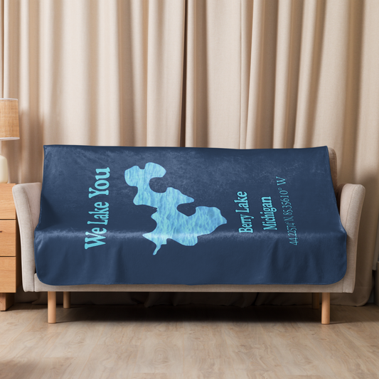 Berry Lake Sherpa Blanket
