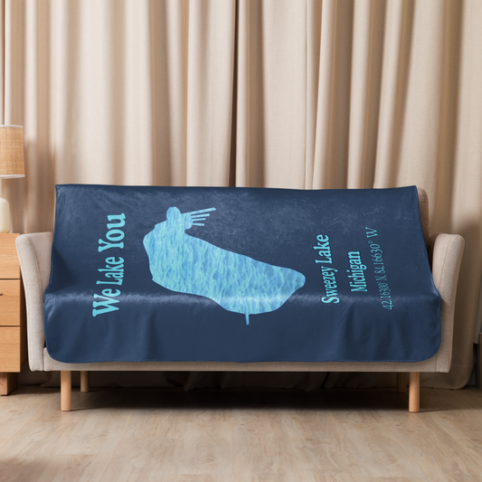 Sweezey Lake Sherpa Blanket
