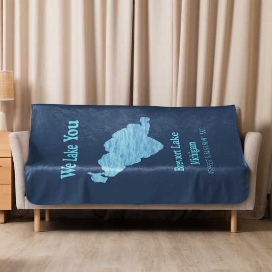 Brevoort Lake Sherpa Blanket