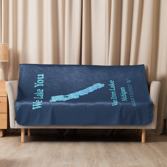 Van Etten Lake Sherpa Blanket