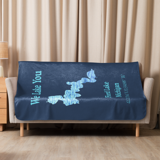 Ford Lake Sherpa Blanket