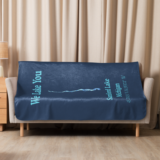 Sanford Lake Sherpa Blanket