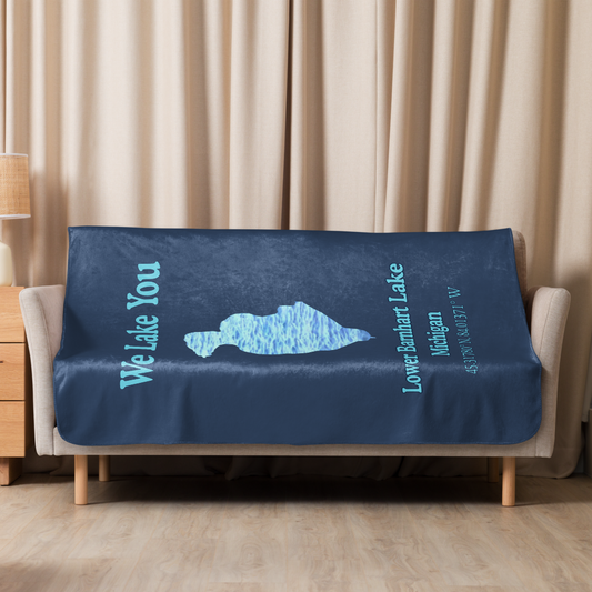 Lower Barnhart Lake Sherpa Blanket