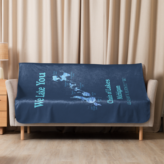 Chain of Lakes Sherpa Blanket