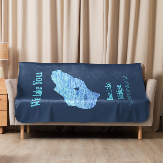 Bows Lake Sherpa Blanket