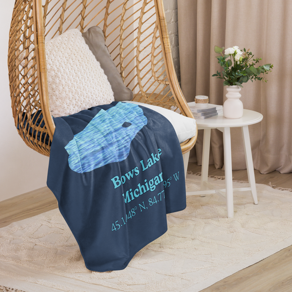 Bows Lake Sherpa Blanket