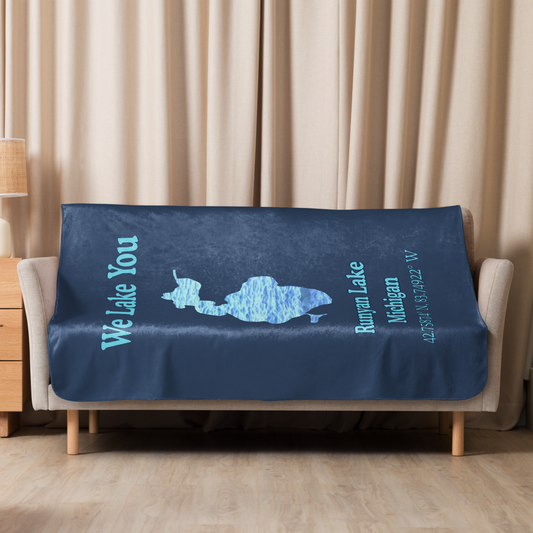 Runyan Lake Sherpa Blanket