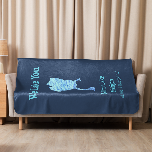 Mirror Lake Sherpa Blanket