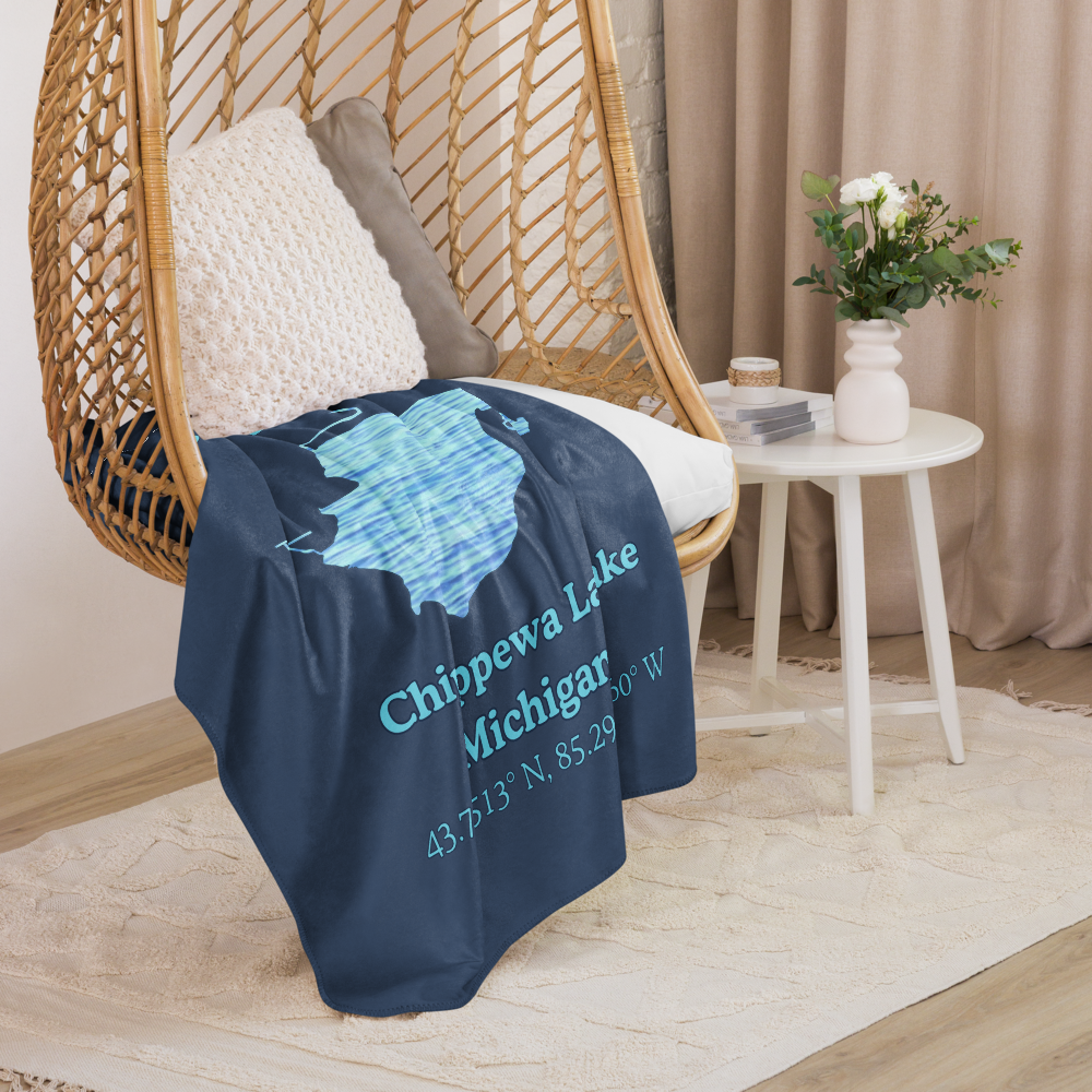 Chippewa Lake Sherpa Blanket