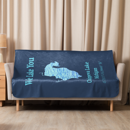 Chippewa Lake Sherpa Blanket