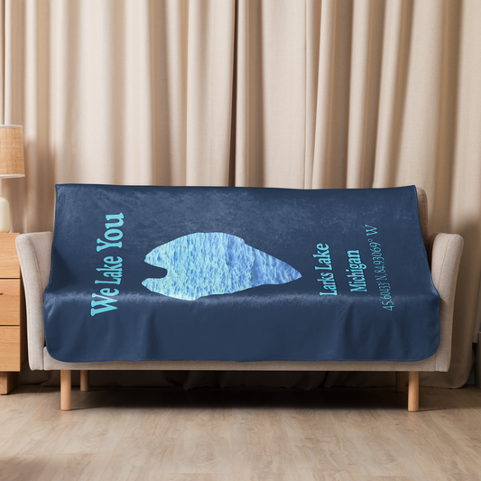 Larks Lake Sherpa Blanket