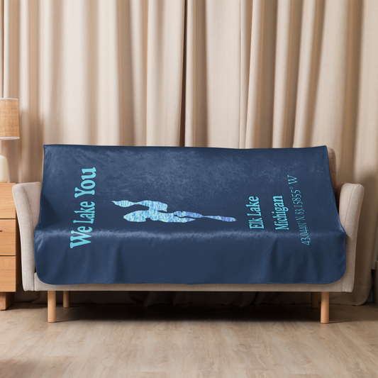 Elk Lake Sherpa Blanket