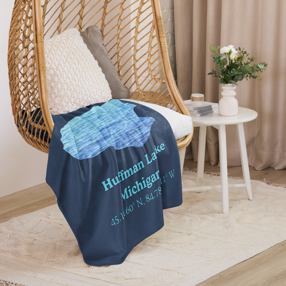 Huffman Lake Sherpa Blanket