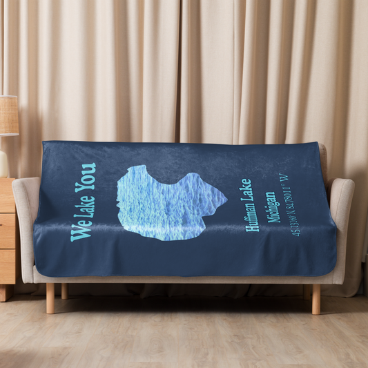 Huffman Lake Sherpa Blanket
