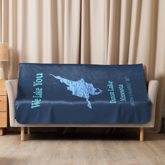 Duncan Lake Sherpa Blanket