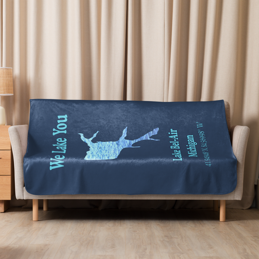 Lake Bel-Air Sherpa Blanket