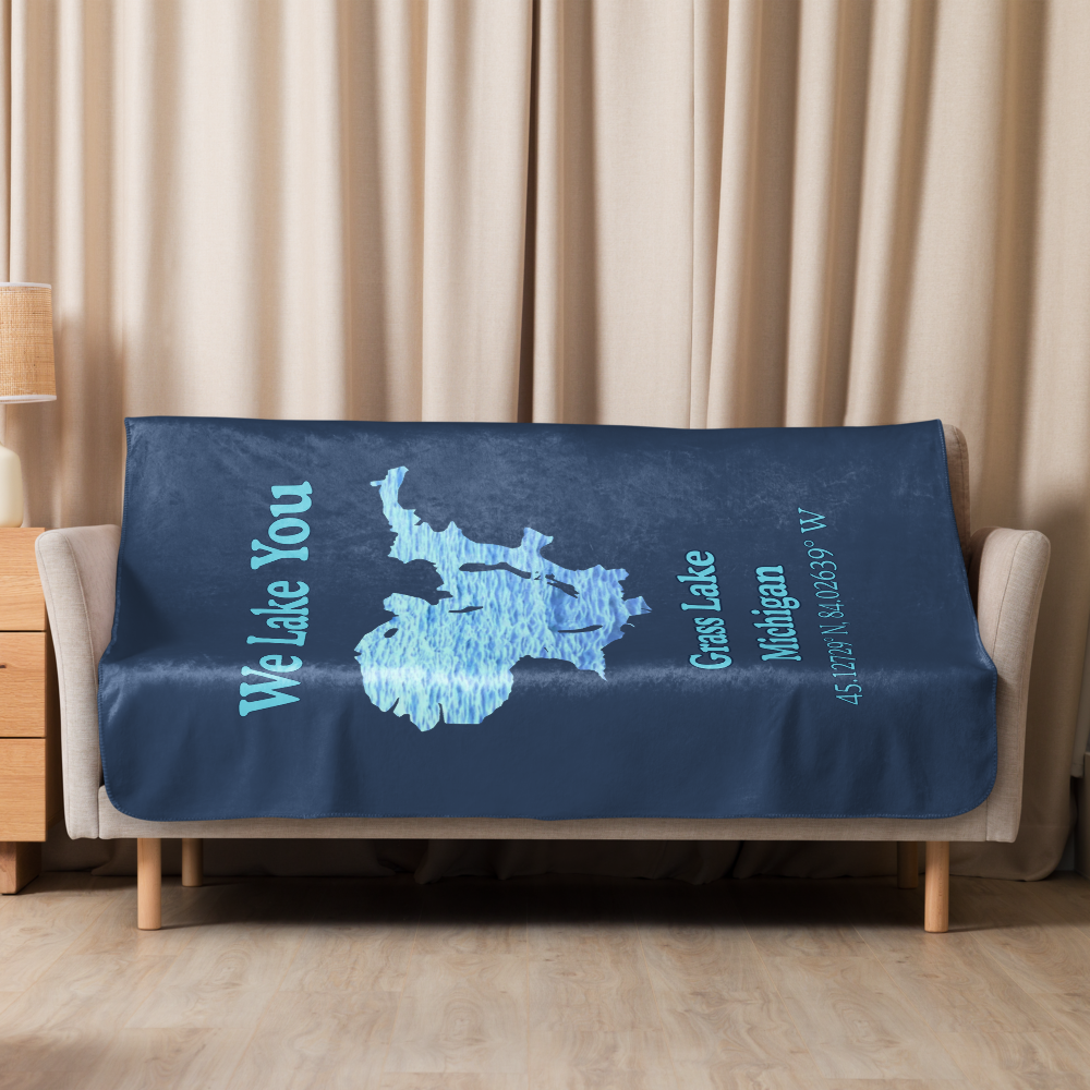 Grass Lake Sherpa Blanket