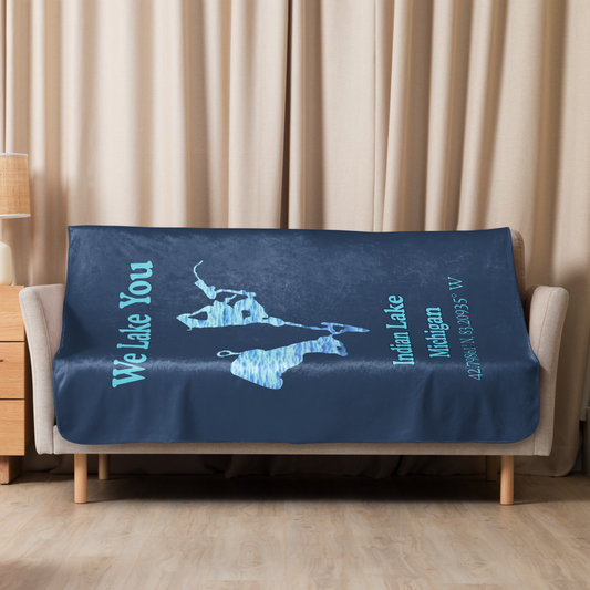 Indian Lake Sherpa Blanket